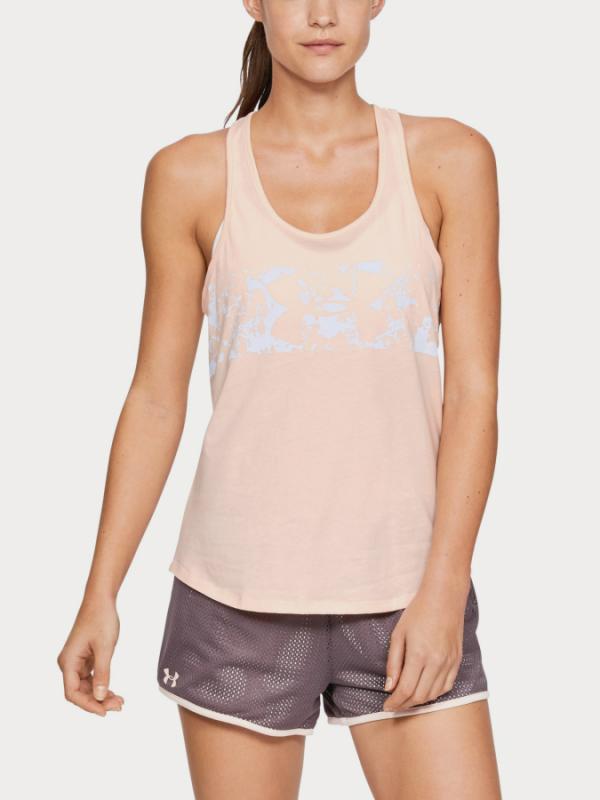 Tílko Under Armour Abstract Logo Graphic X-Back Tank Béžová