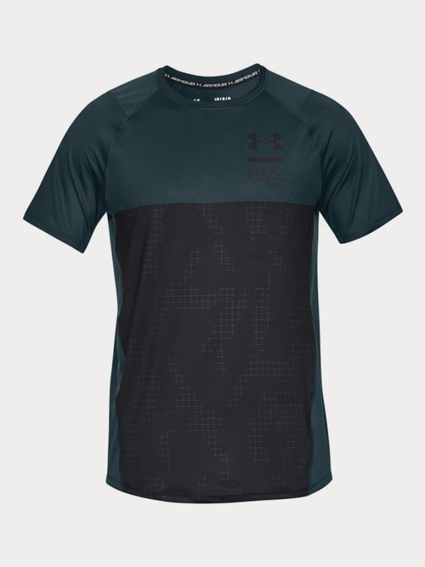 Tričko Under Armour Mk1 Ss Colorblock Zelená