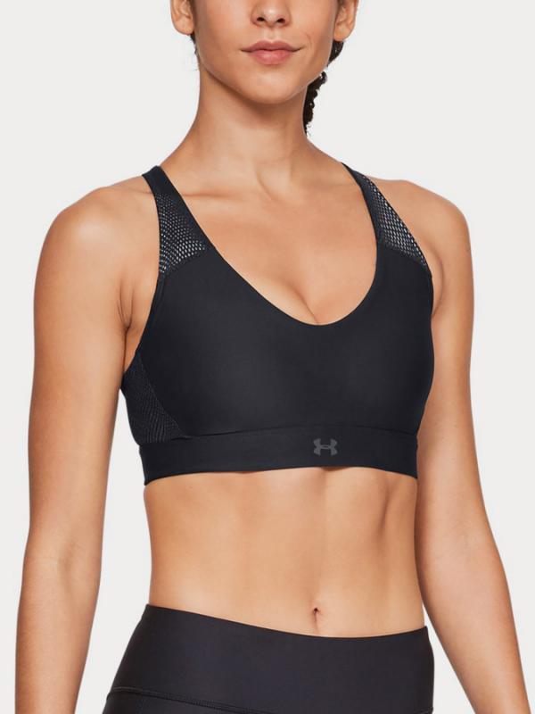 Podprsenka Under Armour Vanish Mid Mesh Bra Černá