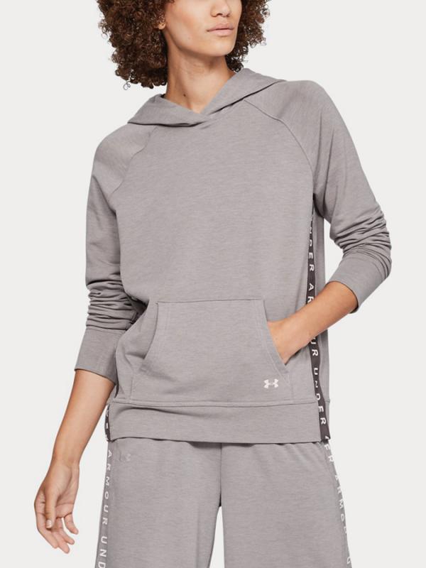 Mikina Under Armour Featherweight Fleece Hoody Šedá