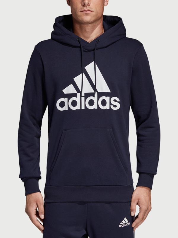 Mikina adidas Performance Mh Bos Po Ft Modrá