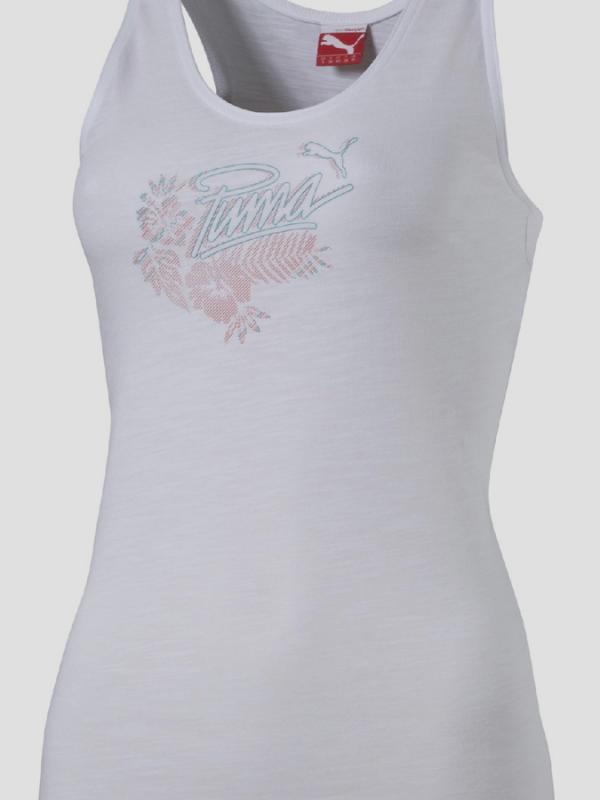 Tílko Puma FUN Graphic Tank W Bílá