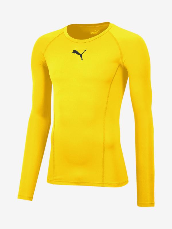 Tričko Puma Liga Baselayer Tee Ls Žlutá