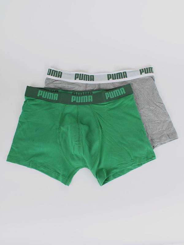 Boxerky Puma Basic Boxer 2 Pack Zelená
