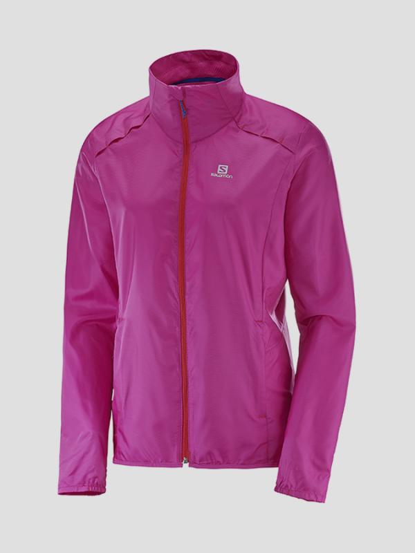 Bunda Salomon AGILE WIND JKT W Rose Violet Růžová