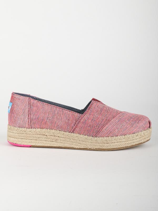Boty Toms POMEGRANATE WOVEN WM PLATALP ESP Oranžová