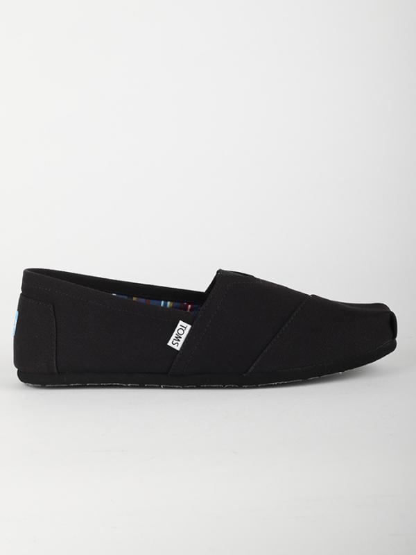 Boty Toms BLACK/BLACK MN CLSC ALPRG Černá