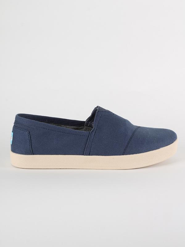 Boty Toms NAVY CANVAS NEW OS MN AVA SLIPON Modrá