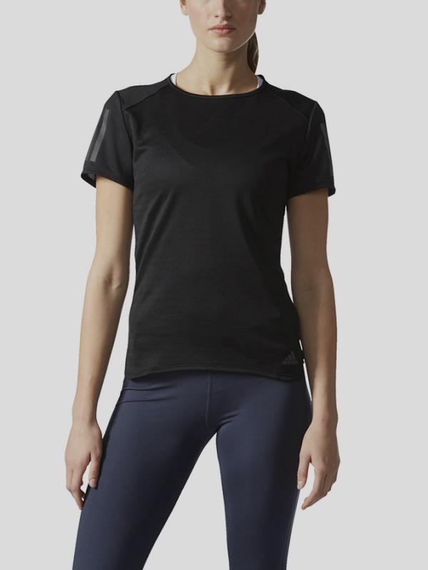 Tričko adidas Performance RS SS TEE W Černá