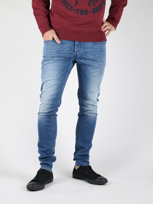Džíny Diesel Sleenker L.32 Pantaloni Modrá
