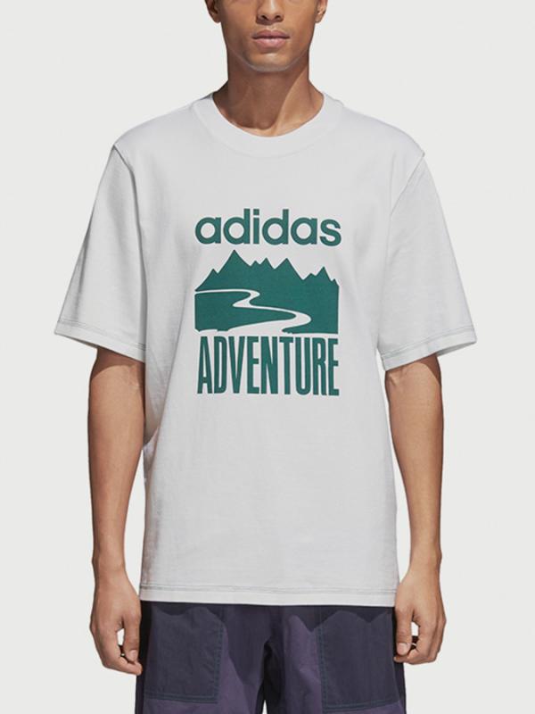 Tričko adidas Originals Adventure Tee Bílá