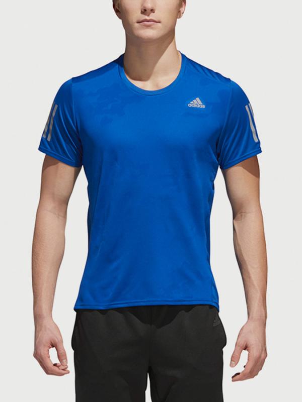Tričko adidas Performance Response Tee M Modrá