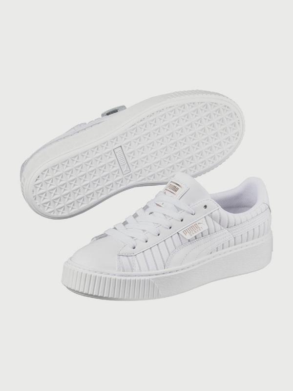 Boty Puma Basket Platform EP Wn s Bílá