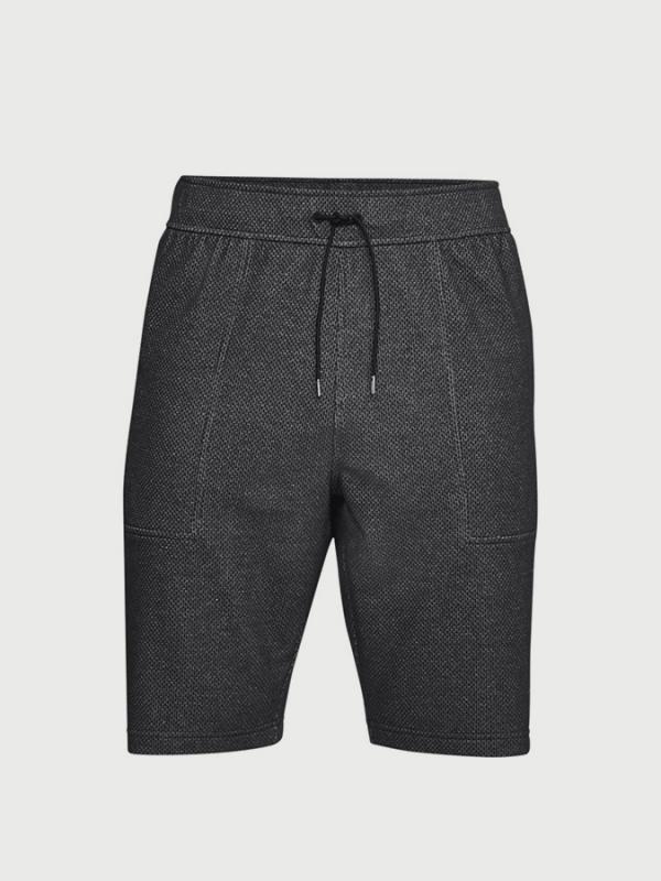 Kraťasy Under Armour Pursuit Fleece Short Černá