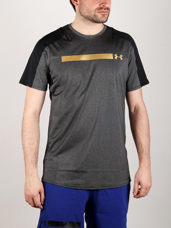 Tričko Under Armour Perpetl Fitted SS Šedá