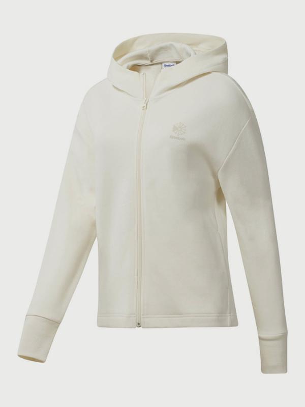 Mikina Reebok Dc Fz Hoodie Bílá