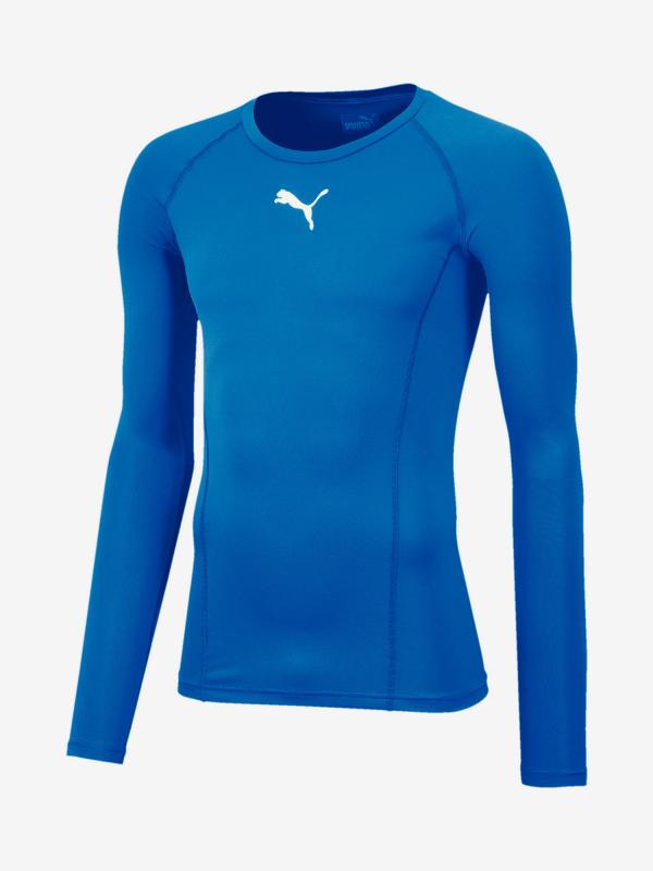 Tričko Puma Liga Baselayer Tee Ls Modrá