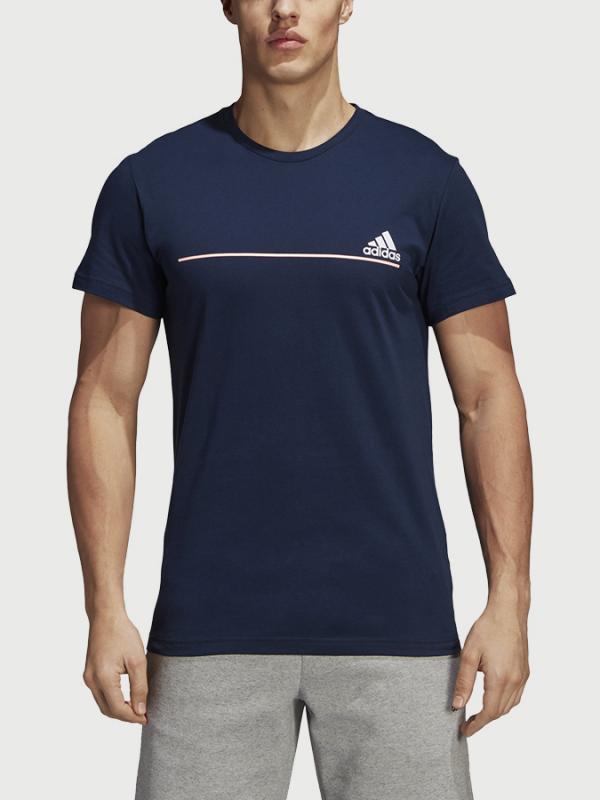 Tričko adidas Performance Number Modrá