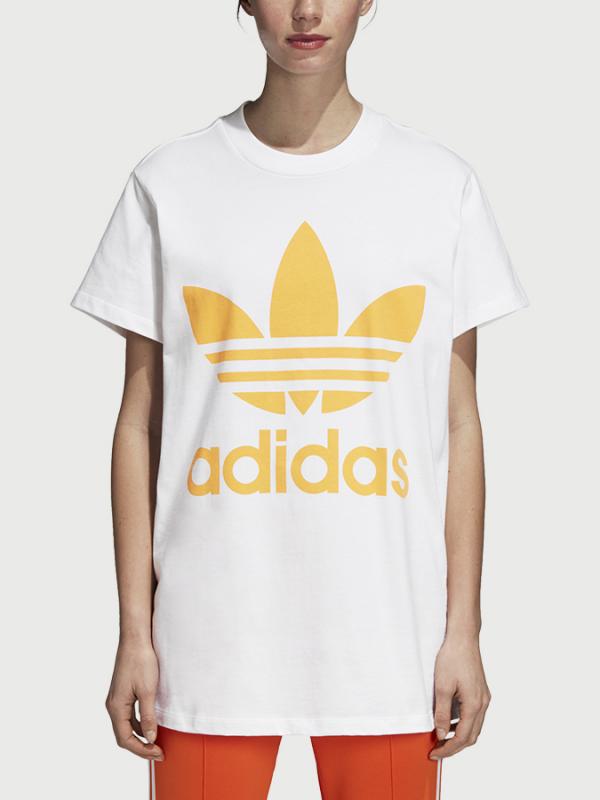 Tričko adidas Originals Big Trefoil Tee Bílá