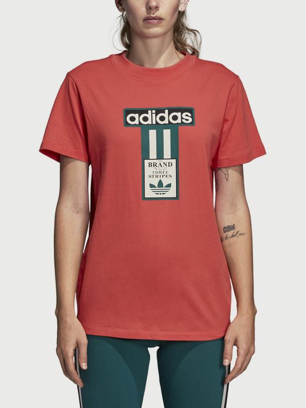 Tričko adidas Originals Logo Tee Červená