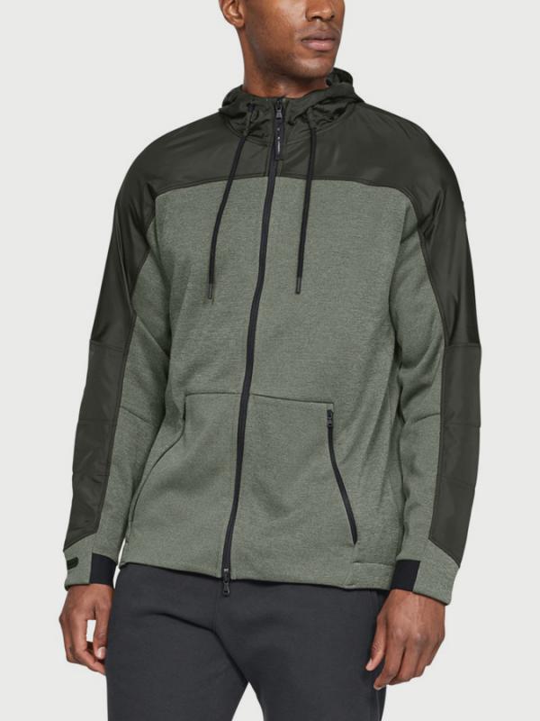 Mikina Under Armour Unstoppable Coldgear Swacket Zelená