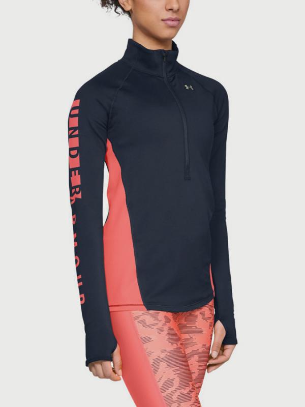 Tričko Under Armour CG Graphic 1/2 Zip Modrá