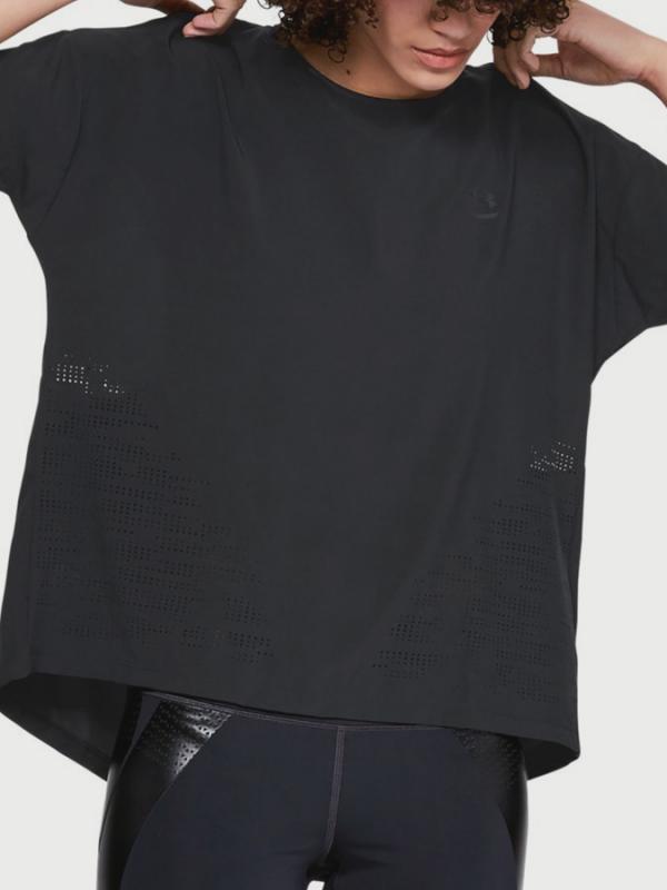 Tričko Under Armour Perpetl Woven Short Sleeve Černá