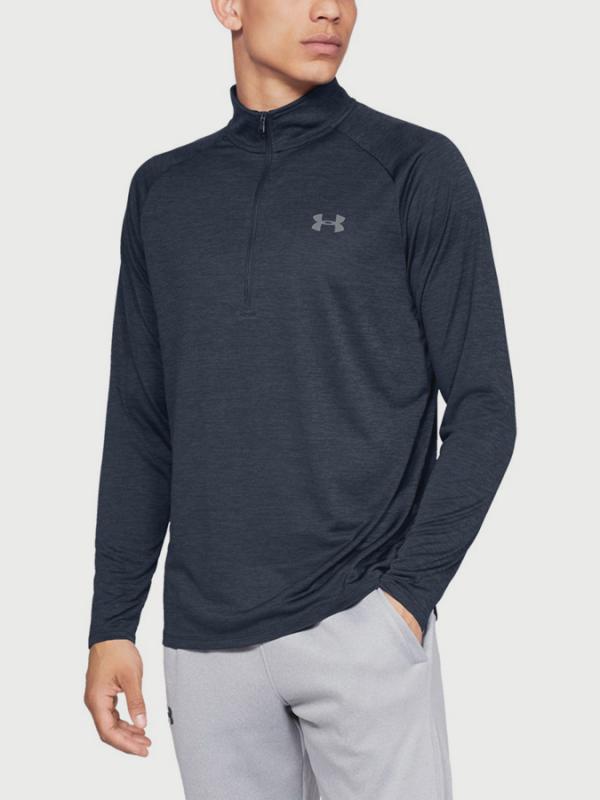 Tričko Under Armour Tech 2.0 1/2 Zip Modrá