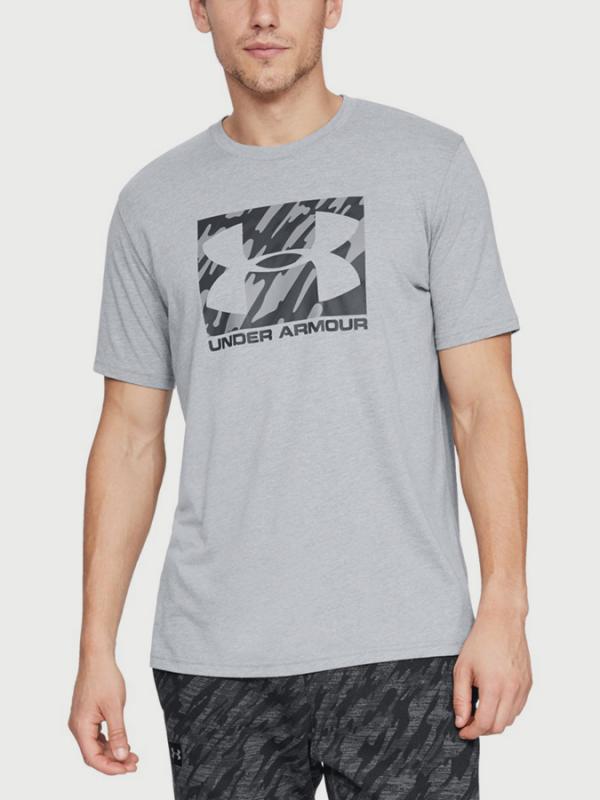 Tričko Under Armour Boxed Sportstyle Ss Šedá