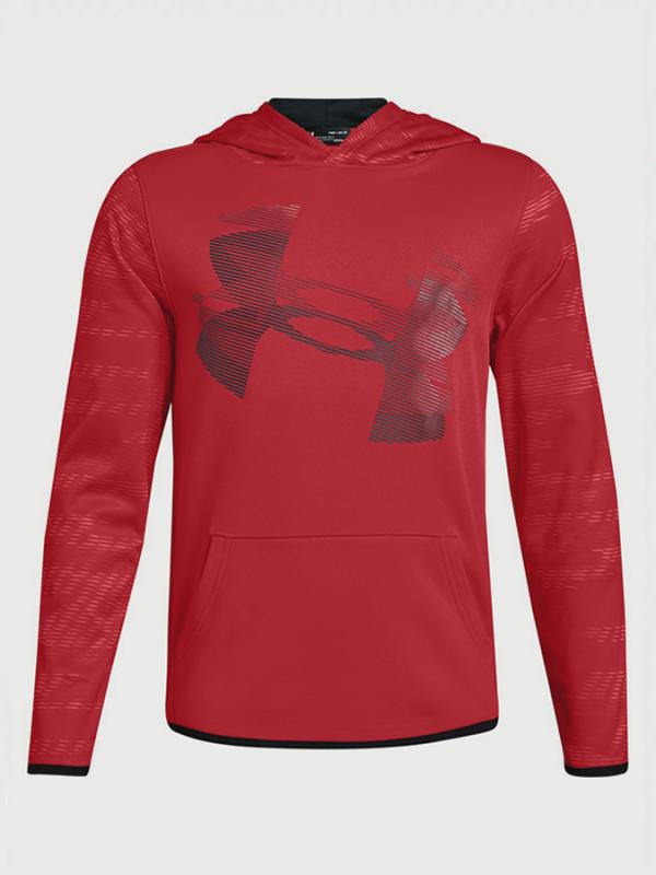 Mikina Under Armour Fleece Hoody Červená