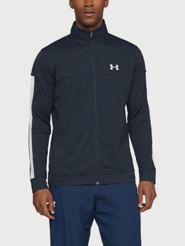 Bunda Under Armour Sportstyle Pique Track Jacket Modrá
