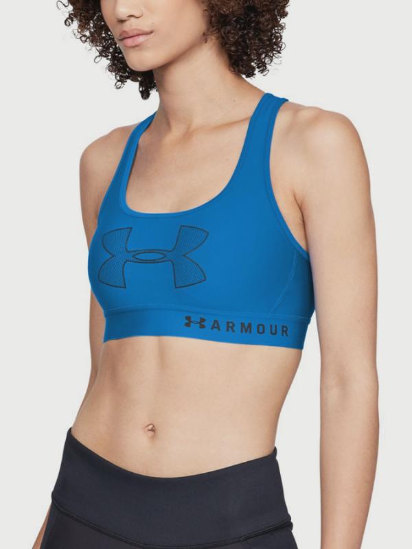 Podprsenka Under Armour Crossback Graphic Modrá