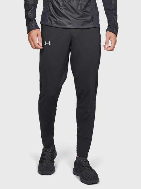 Tepláky Under Armour Coldgear Reactor Run Speedpocket Pant Černá
