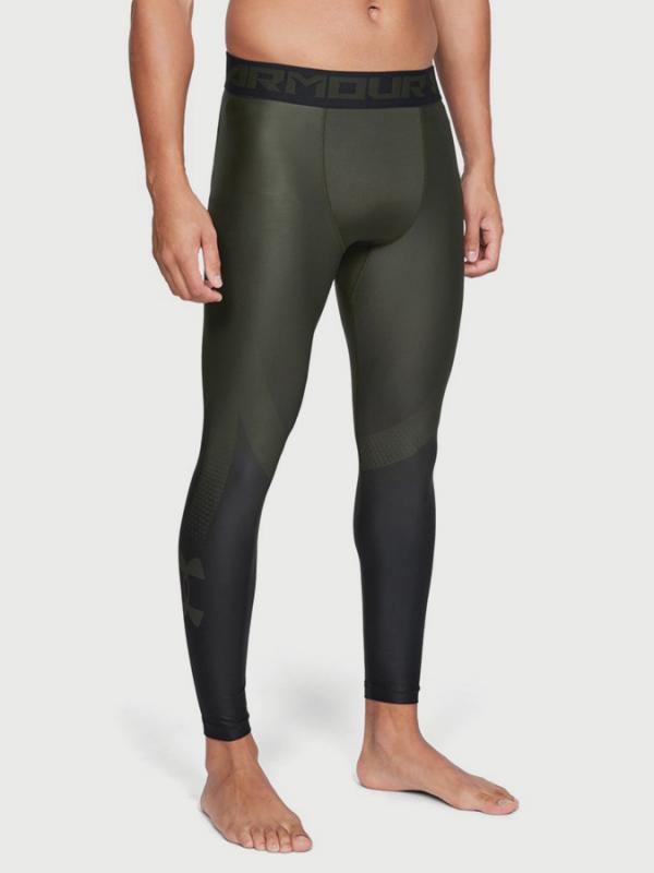Kompresní legíny Under Armour HG 2.0 Legging Grphc Zelená