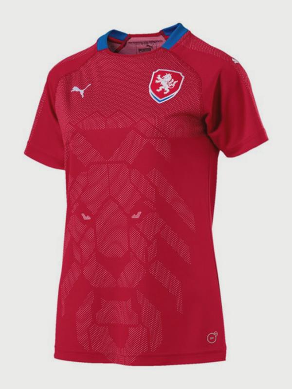 Tričko Puma CZECH REPUBLIC Wms HomeShirt Červená