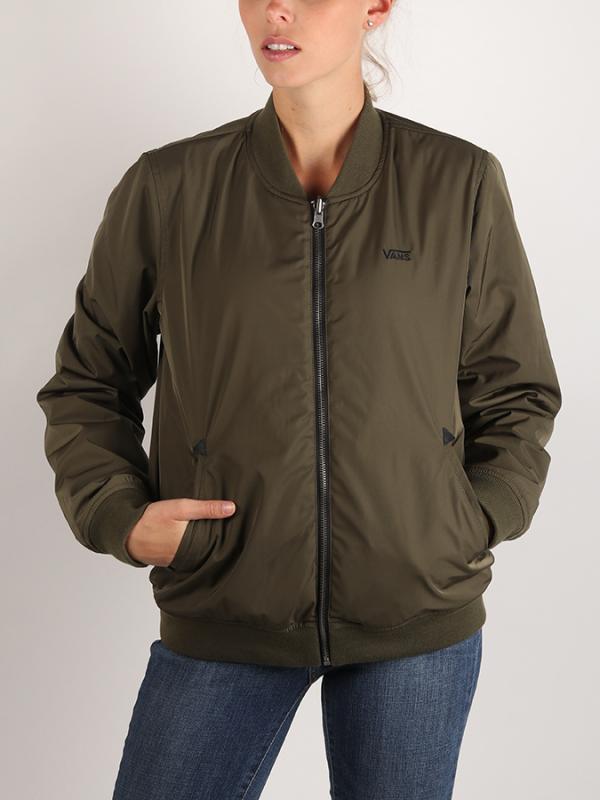 Bunda Vans WM Maverick Jacket Grape Leaf Zelená