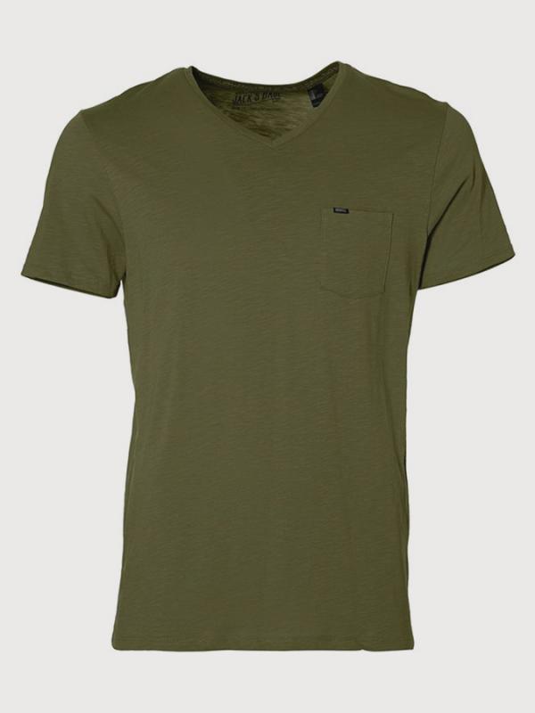 Tričko O´Neill LM Jack's Base V-Neck T-Shirt Zelená