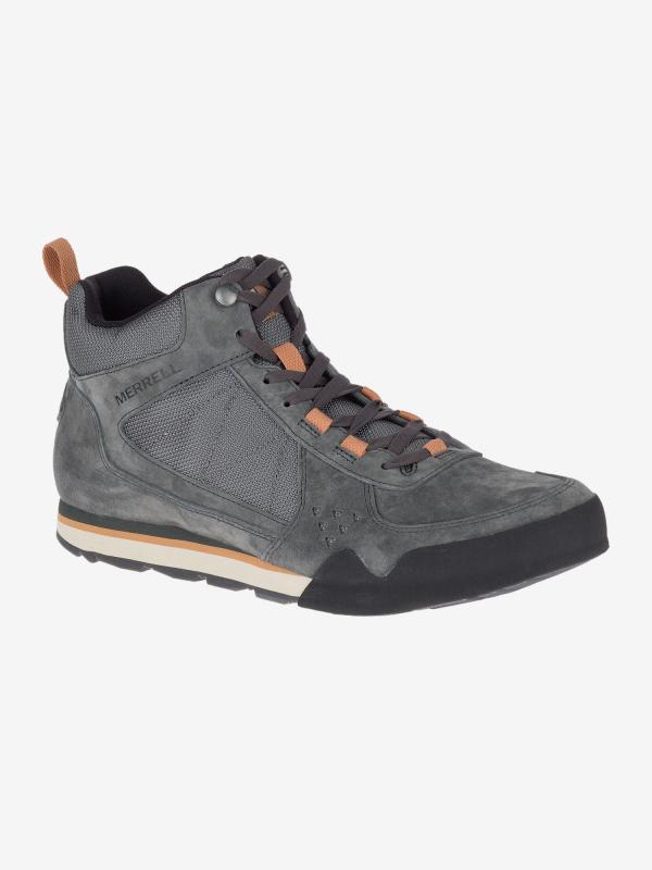 Boty Merrell Burnt Rock Tura Mid Suede Šedá
