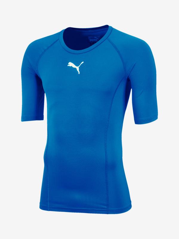 Tričko Puma Liga Baselayer Tee Ss Modrá