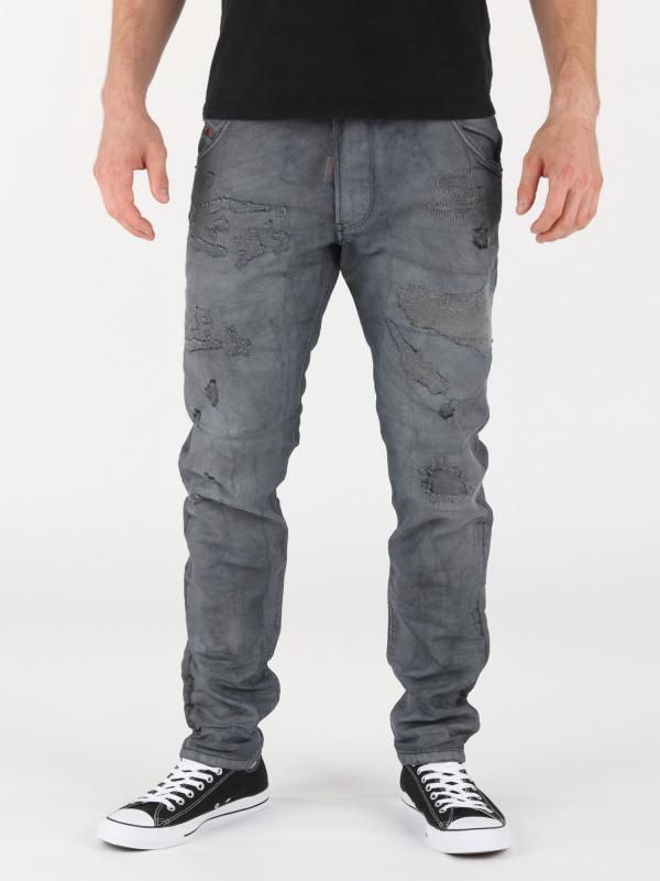 Jogg Jeans Diesel Krooley Cb-Ne Sweat Jeans Šedá