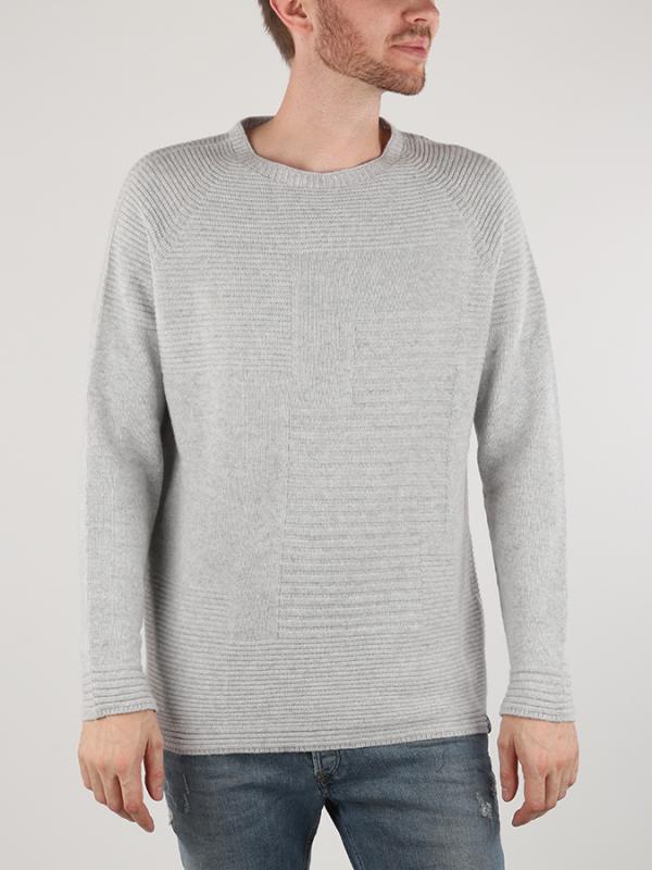 Svetr Diesel K-Troop Pullover Šedá