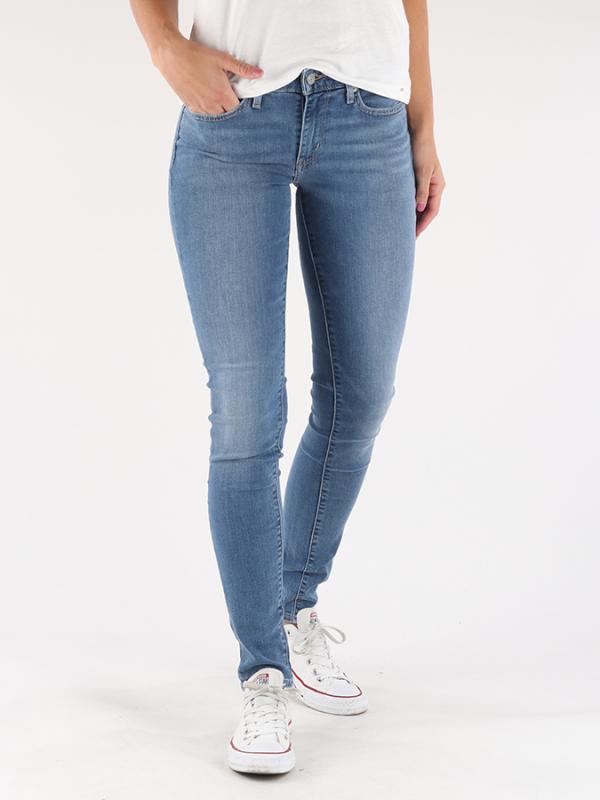 Džíny LEVI'S 711 Skinny All Play Modrá