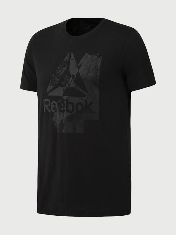 Tričko Reebok Te Brand Graphic Tte Černá
