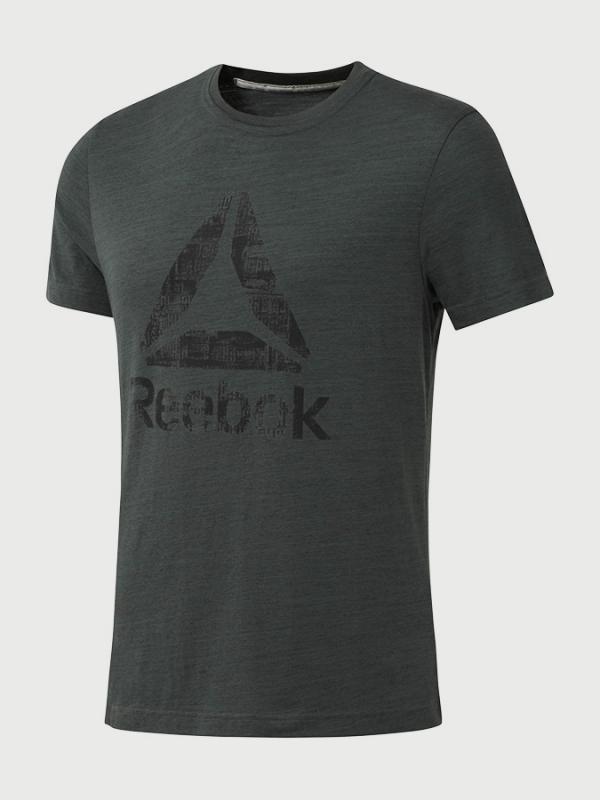 Tričko Reebok El Marble Group Tee Černá