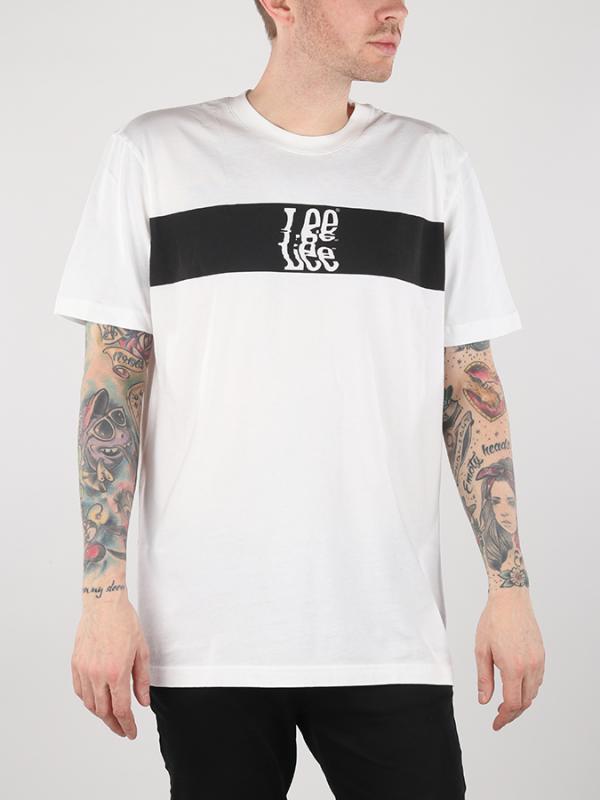 Tričko Lee Banner Tee White Bílá