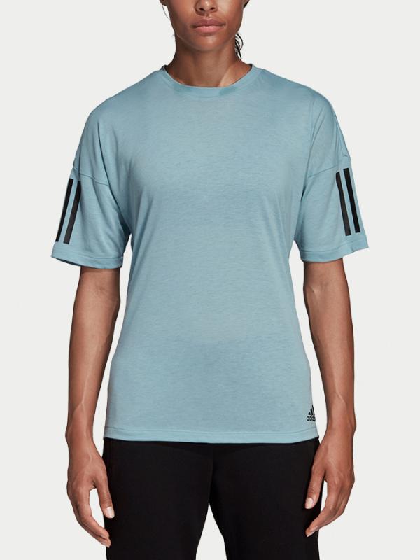 Tričko adidas Performance W Mh 3S T-Shirt Modrá