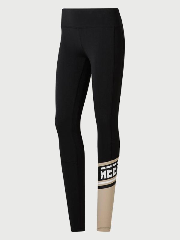 Legíny Reebok Classic Wor Myt Grph Panel Tight Černá