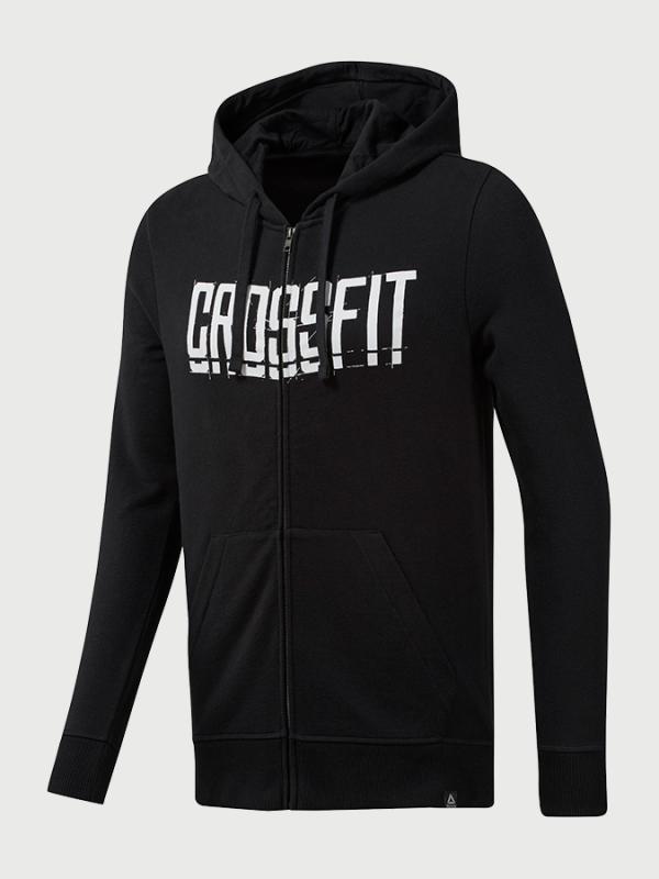 Mikina Reebok Rc Zip Hoodie Černá