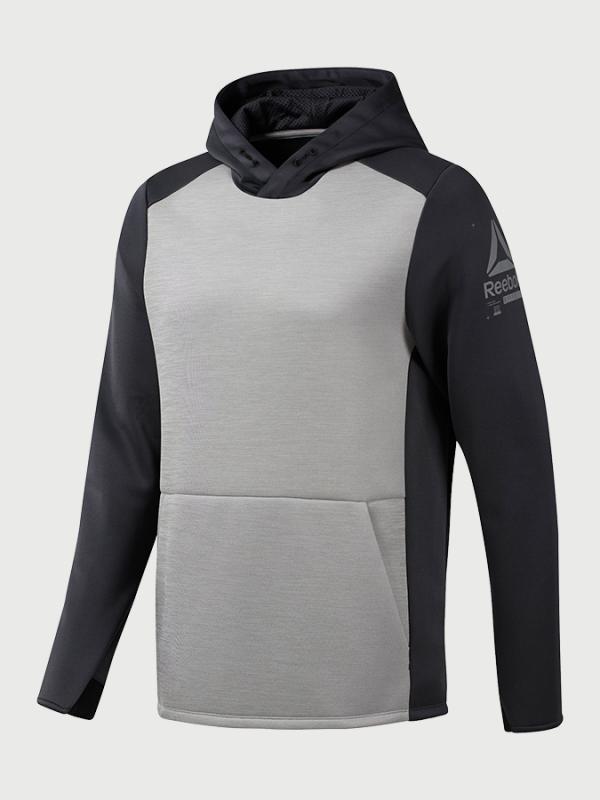 Mikina Reebok Ost Spacer Hoodie Šedá
