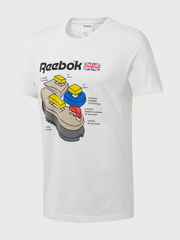 Tričko Reebok Classic Cl Callout Graphic Tee Bílá